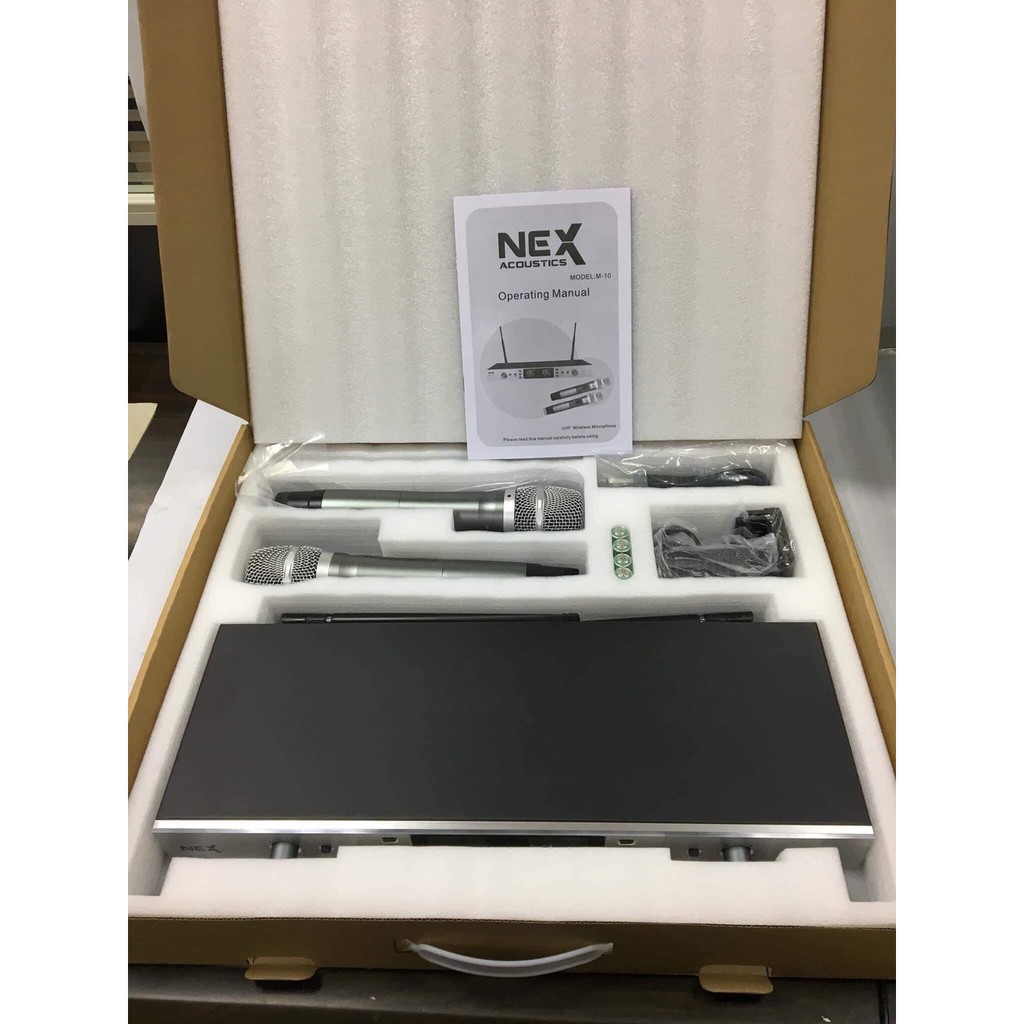 MICRO NEX M10 PRO CHÍNH HÃNG V AUDIO - chống hú cực mạnh, chất âm đẳng cấp