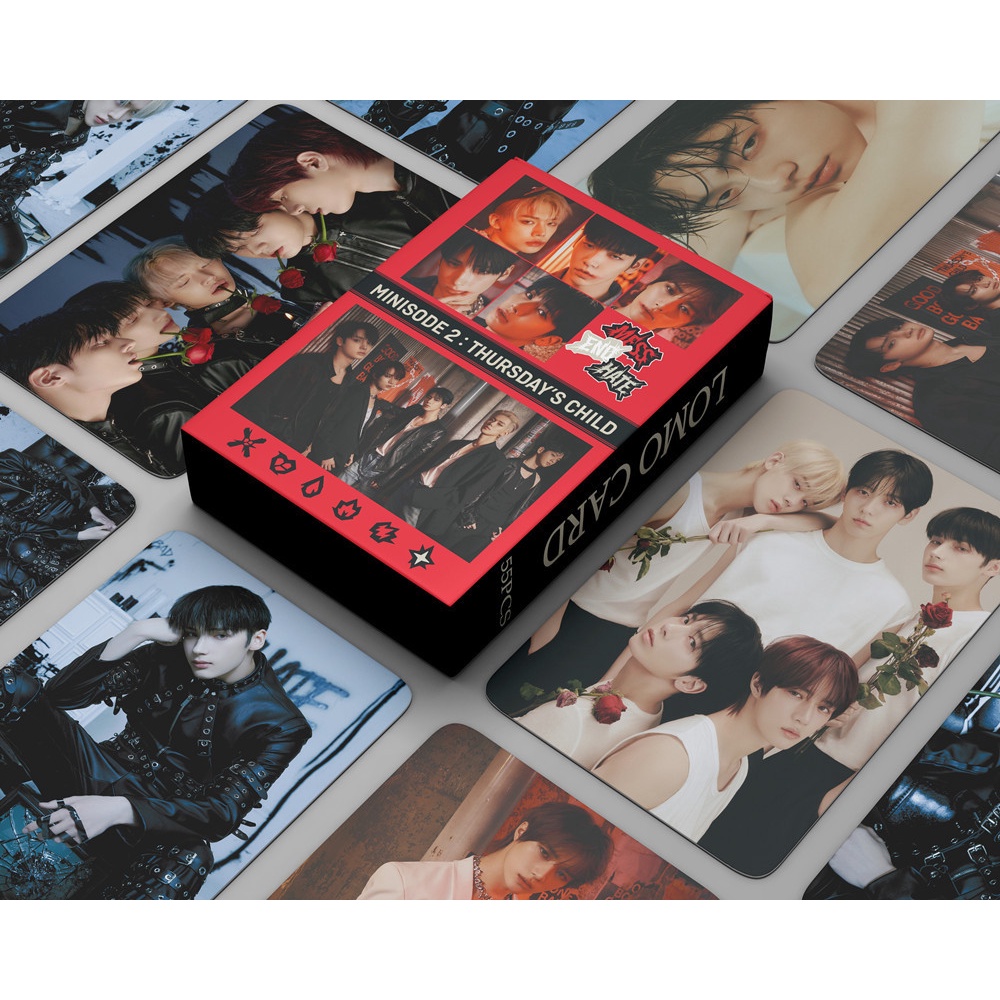 Hộp 55 Thẻ Hình Nhóm Nhạc Kpop TXT 2 Tỉ Lệ Thứ Năm