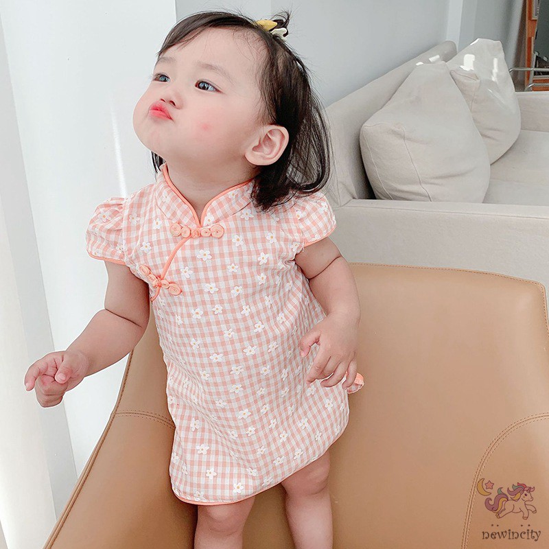 Đầm in họa tiết hoa thời trang Hàn Quốc dành cho bé gái