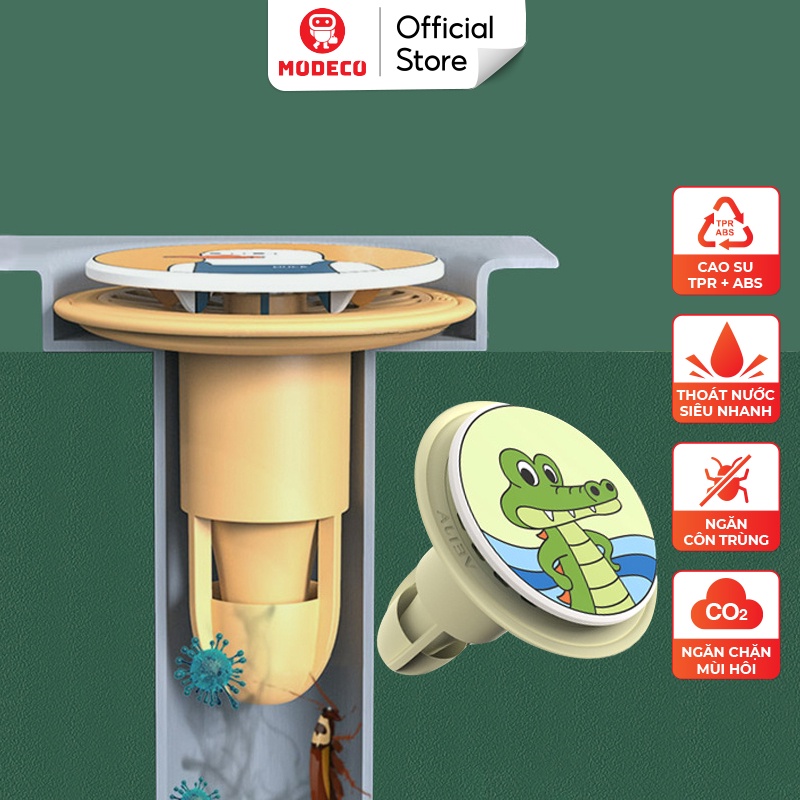 Bịt Nắp Cống Chống Mùi Hôi Lỗ Thoát Sàn Modeco 2022 - Ngăn Chặn Mùi Hôi Cống, Chống Côn Trùng Lỗ Thoát Nước Nhà Tắm