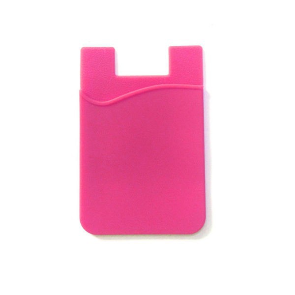 Ví đựng tiền thẻ thời trang đơn giản bằng silicone tự dính cho điện thoại
