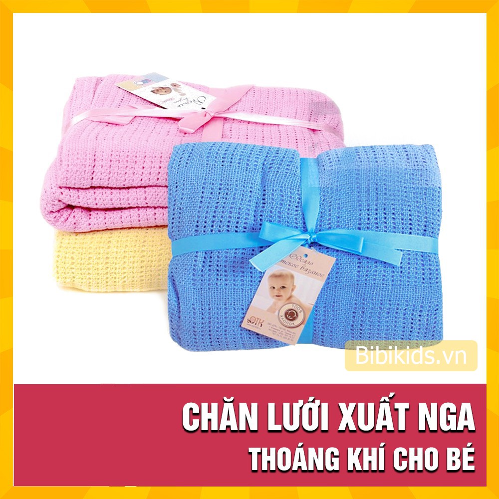 [Mã 267FMCGSALE giảm 8% đơn 500K] Chăn lưới cho bé xuất Nga loại To, chất lượng tốt