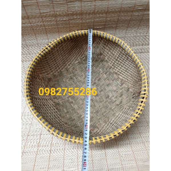 thúng tre, thúng cật, thúng vỏ 45cm.