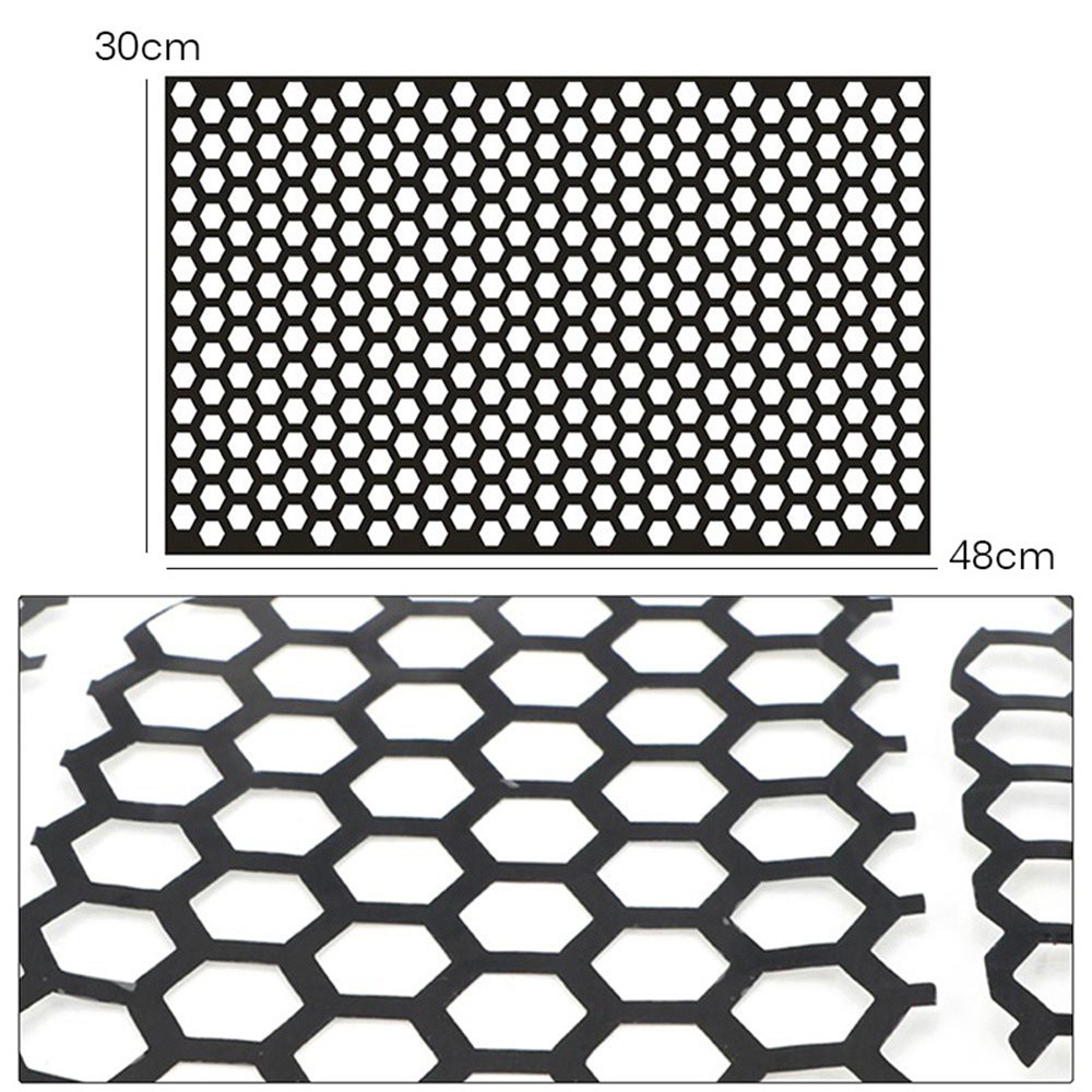 Miếng Dán Trang Trí Đèn Đuôi Xe Hơi Chống Trầy Hình Tổ Ong