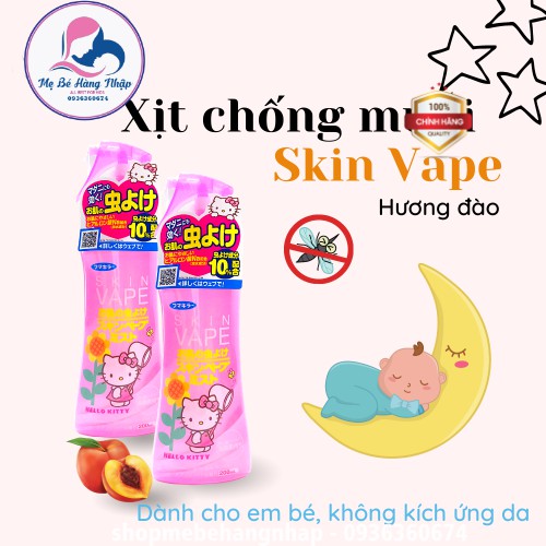 Xịt chống muỗi và côn trùng Skin Vape Nhật Bản 200ml