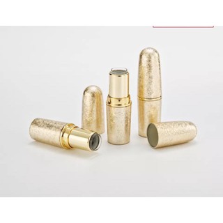 Combo 100 vỏ son sáp khuôn 12.1mm tròn vàng, giả đá