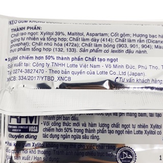 ComBo 15 Vĩ Lotte Xylitol Cool