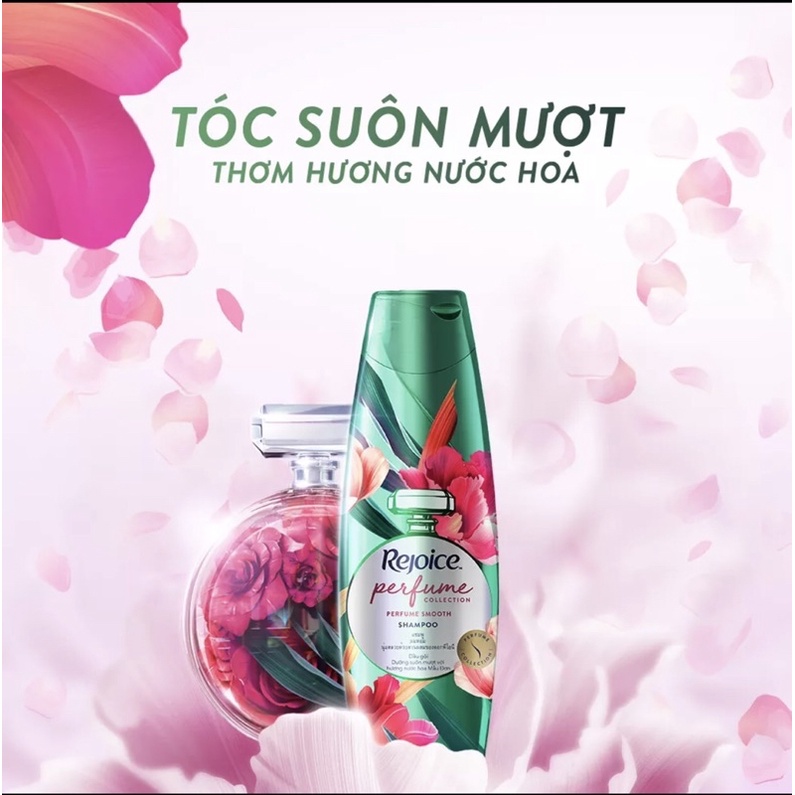 Dầu gội rejoice perfume Hương Hoa mẫu đơn hoa hồng dưỡng tóc suôn mượt phục hồi hư tổn 632,3ml