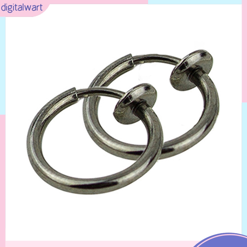 Khuyên tròn thiết kế đơn giản dùng để xỏ tai/mũi/môi cá tính trẻ trung cho nam và nữ