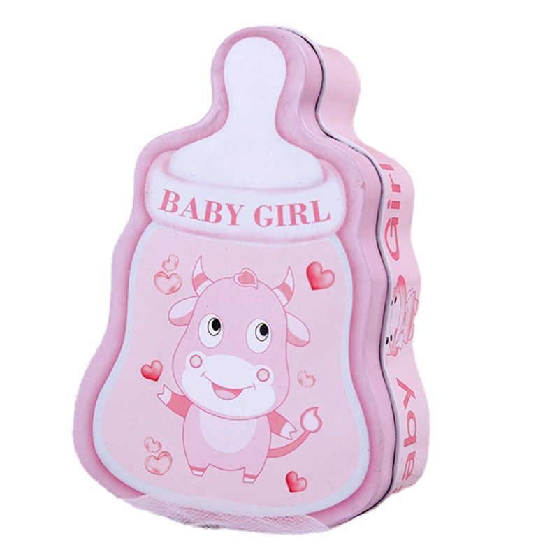 Hộp Thiếc Rỗng Đựng Kẹo / Sữa Em Bé Bằng Kim Loại