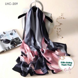 Lụa - khăn lụa Hoa văn mỏng cao cấp