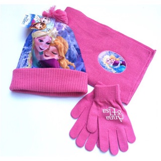 Set mũ găng khăn trẻ em siêu nhân spiderman,elsa