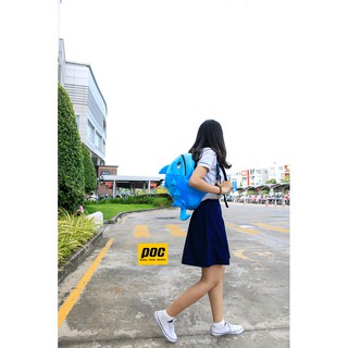 Balo khủng long xanh dương cá tính