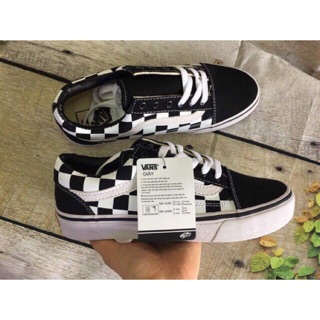 🔥Giày Sneaker VANS vải caro có dây và lười super  🔥