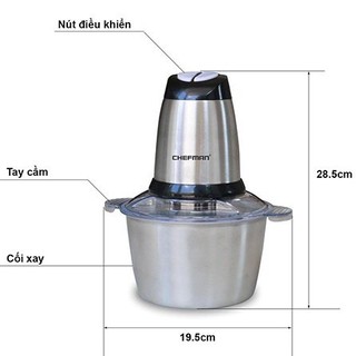 Máy xay thịt Chefman CM-823i