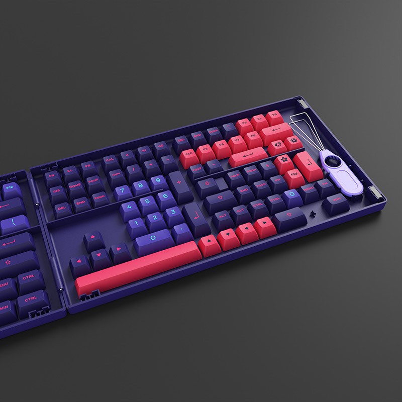 [Mã ELHAMS5 giảm 6% đơn 300K] Set keycap AKKO NEON (PBT Double-Shot/ASA profile/158 nút)