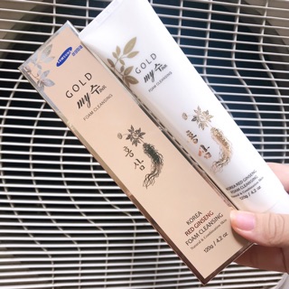 Sữa rửa mặt sâm vàng My Gold Gingseng Cleansing Foam