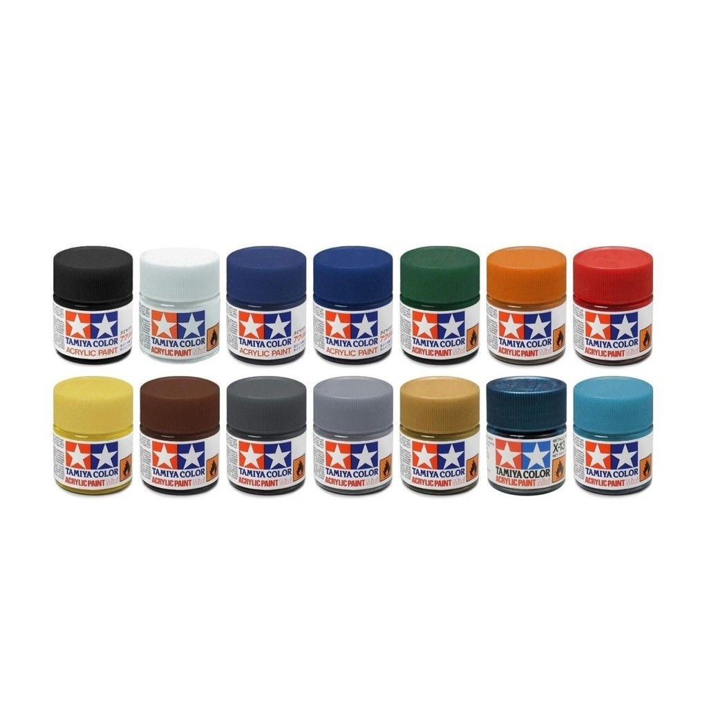 Sơn mô hình gốc nước (Acrylic Paint) TAMIYA X1 X2 X3 X4 X5 X6 X7 X8 X9 X10 X11 X12 chai 10ml