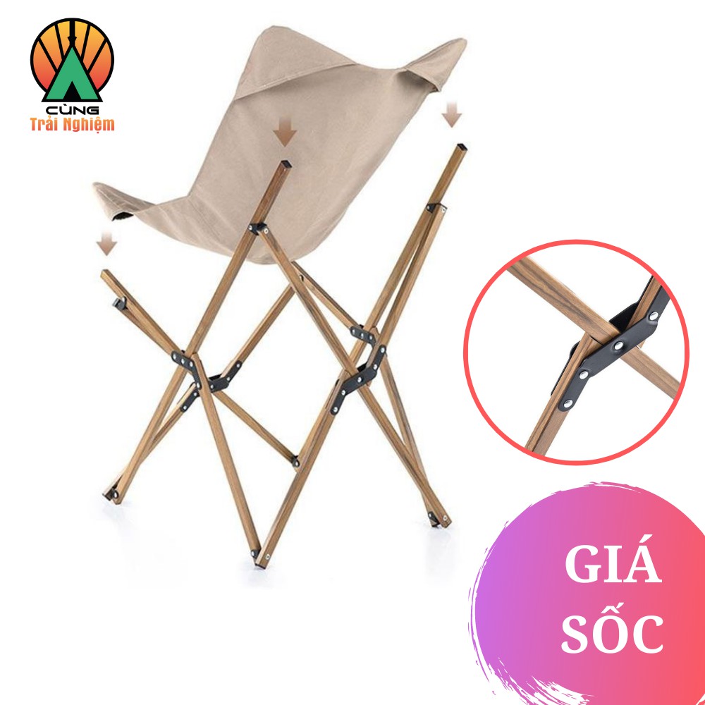 [Mã BMLT100 giảm đến 100K đơn 499K] Ghế Xếp Khung Gỗ Gấp Gọn NH19JJ008 Naturehike Dành Cho Dã Ngoại Du Lịch