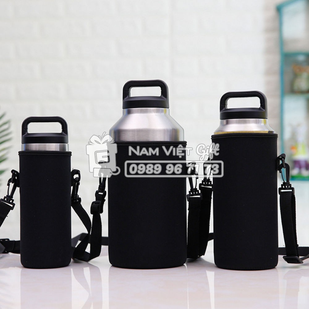 Túi Đựng Bình Giữ Nhiệt Cỡ Lớn Kèm Dây Đeo (1000ml - 2000ml) - Túi không kèm bình | BigBuy360 - bigbuy360.vn