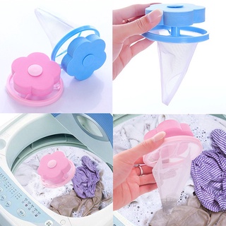 Floatable smart washing machine filter mesh bag
