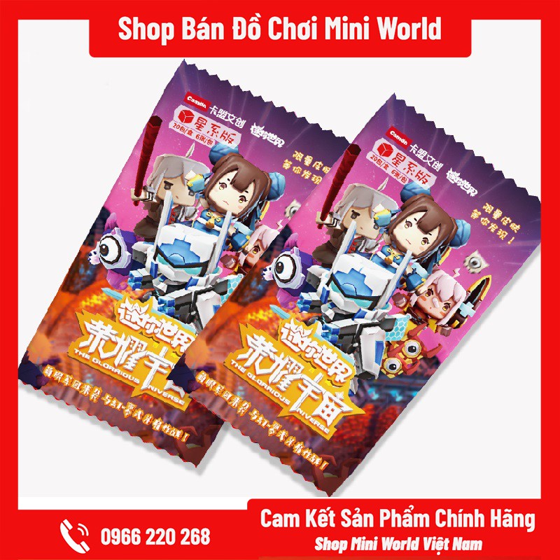 Bộ Sưu Tập Thẻ Bài Mini World SS1 [Trọn Bộ Gồm 20 Gói, 120 Thẻ Bài]