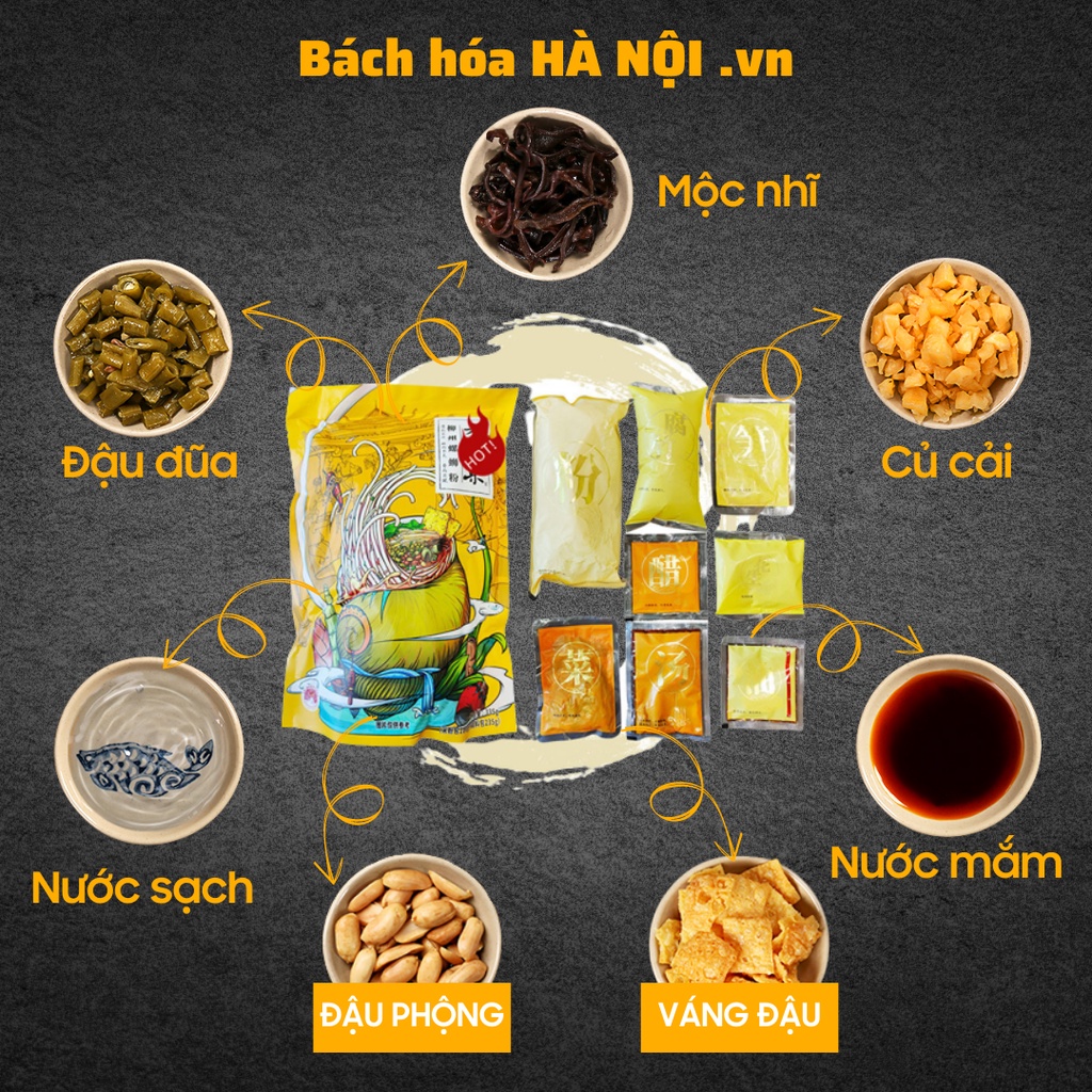 Bún Ốc Liễu Châu Lý Tử Thất Ăn Liền 335g - Món Ngon Nổi Tiếng - Bách hóa HÀ NỘI