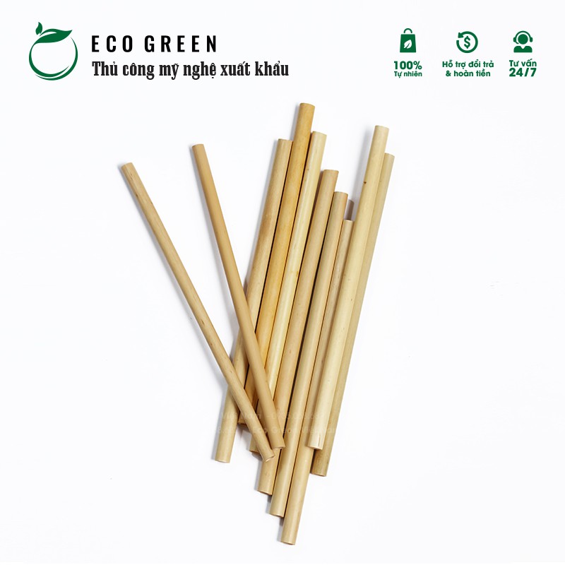 [Hàng Xuất Khẩu] Ống hút tre cao cấp nhiều size có thể tái sử dụng và thay thế ống hút nhựa, inox, thuỷ tinh | Eco Green | BigBuy360 - bigbuy360.vn
