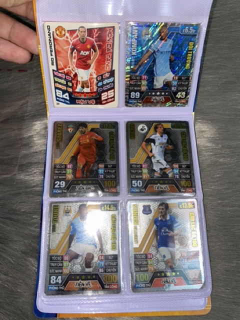 Thẻ MATCH ATTAX bán lẻ các mùa