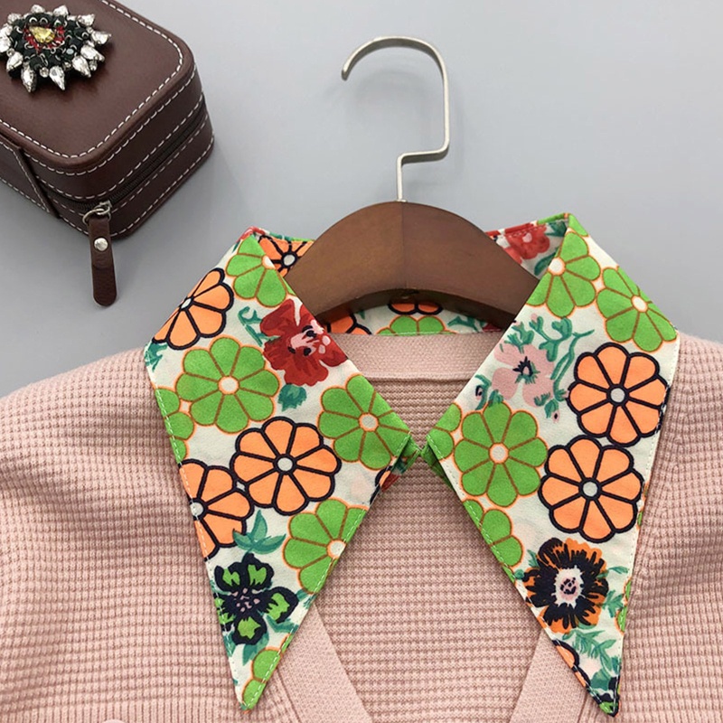 Cổ Áo Giả Họa Tiết Hoa Thanh Lịch Dành Cho Nữ Đi Dự Tiệc