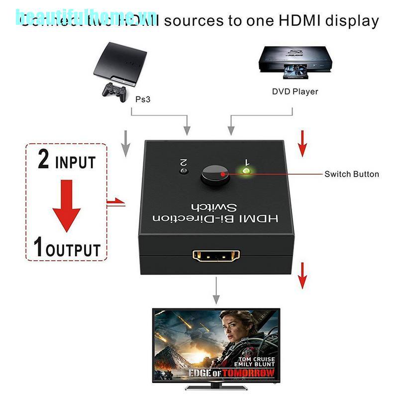 Bộ Chia Hdmi 2 Cổng 2x1 1x2 3d