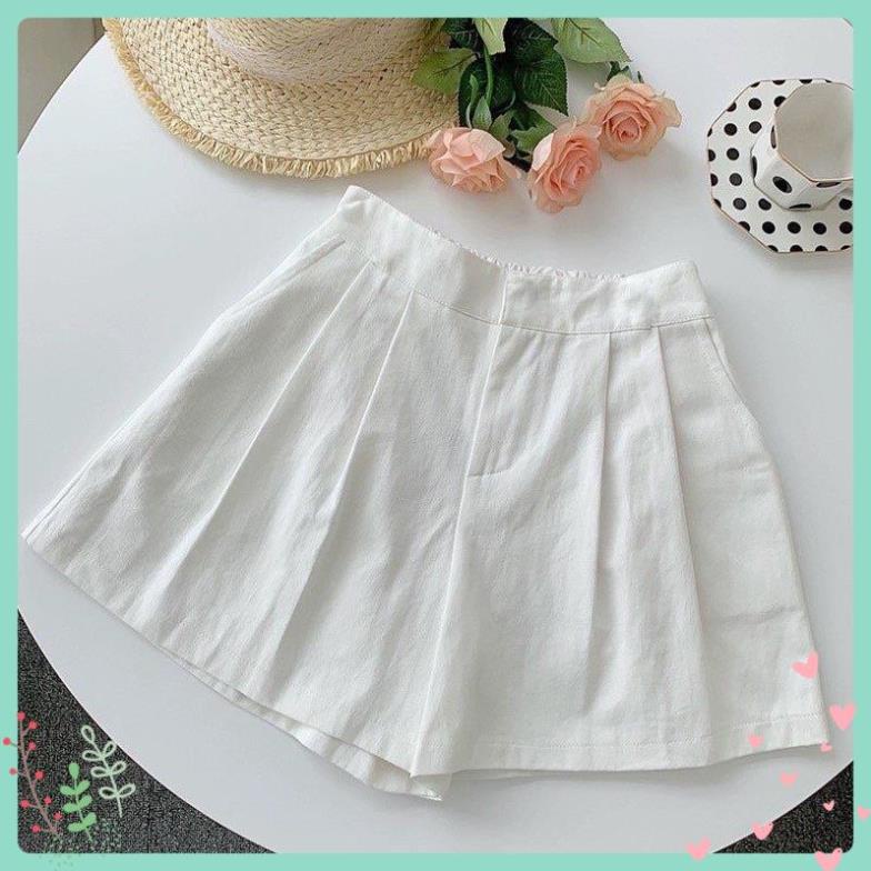 Quần đùi đũi nữ Quần Short Đũi Nữ dáng váy siêu hot
