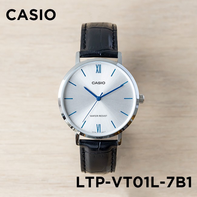 Đồng hồ nữ dây da Casio chính hãng LTP-VT01L-7B1UDF