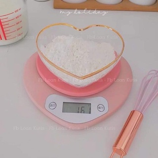 (XẢ HÀNG)Cân tiểu ly hình tim siêu xinh