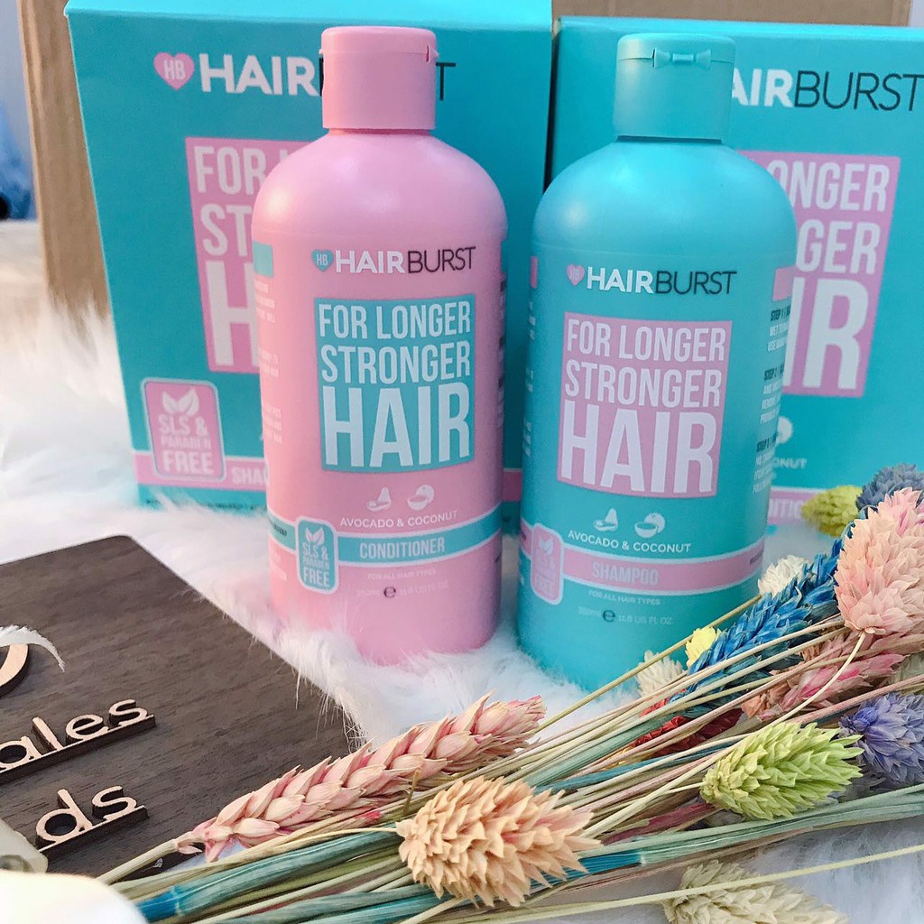 Cặp Dầu Gội Xả Hairburst Chăm Sóc, Kích Thích Mọc Tóc, Ngăn Ngừa Tóc Rụng (350ML)