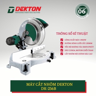 MÁY CẮT NHÔM GỖ SẮT CHẠY DÂY CUROA CHÍNH XÁC CAO 99,9% THƯƠNG HIỆU DEKTON MODEL DK 256B GIÁ TỐT