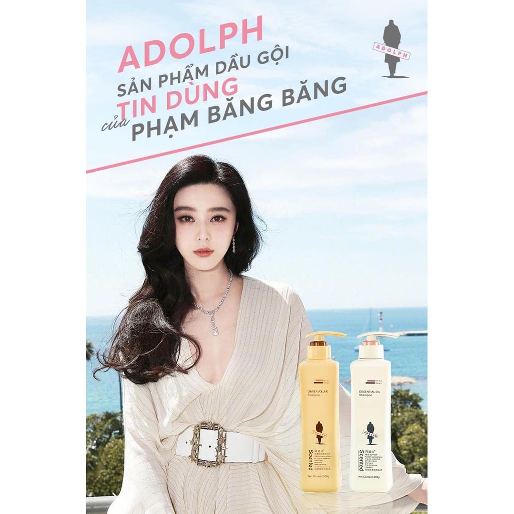 Combo 10 gói Dầu gội mềm mượt phục hồi tóc hư tổn Adolph Smooth & Silky Shampoo | BigBuy360 - bigbuy360.vn