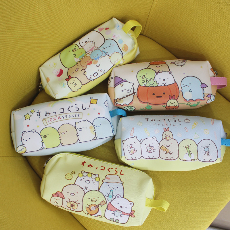 Túi Đựng Bút Cỡ Lớn In Hoạt Hình Sumikko Gurashi Kiểu Nhật Bản Dễ Thương