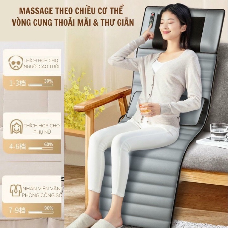 Thảm massage - Đệm massage toàn thân aux chính hãng