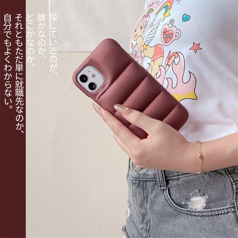 Ốp Điện Thoại Silicon Mềm Hình Áo Khoác Phao Mini Thời Trang Cho iPhone 14 13 Pro MAX 12 13 14 Pro MAX