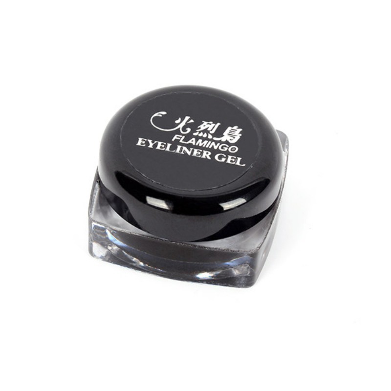 Gel kẻ mắt màu đen kháng nước + cọ tiện lợi | BigBuy360 - bigbuy360.vn