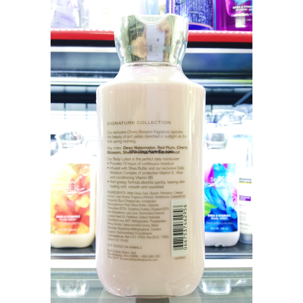 Sữa dưỡng thể Bath & Body Works Cherry Blossom Body Lotion 236 ml - 8 fl oz | BigBuy360 - bigbuy360.vn