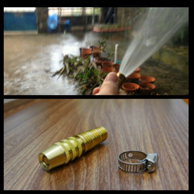 Đầu vòi xịt tưới cây, rửa xe, tưới hoa lan bằng Đồng