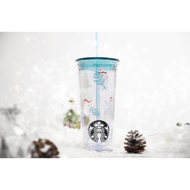 - LY NHỰA CHRISTMAS HOLIDAY 2019 POLAR BEARS COLD CUP 16OZ