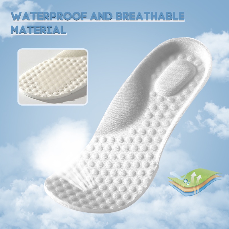 Miếng Lót Giày Mát Xa Chống Trượt Thấm Hút Mồ Hôi Dành Cho Trẻ Em