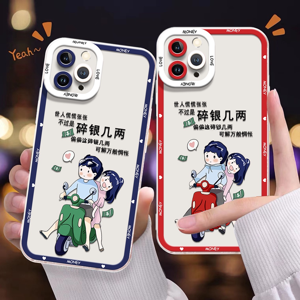 Ốp Điện Thoại Silicon TPU Mềm Trong Suốt In Họa Tiết Dễ Thương Chống Sốc Cho IPhone 14 13 12 Pro Max 11 XS XR X 8 7 6S Plus