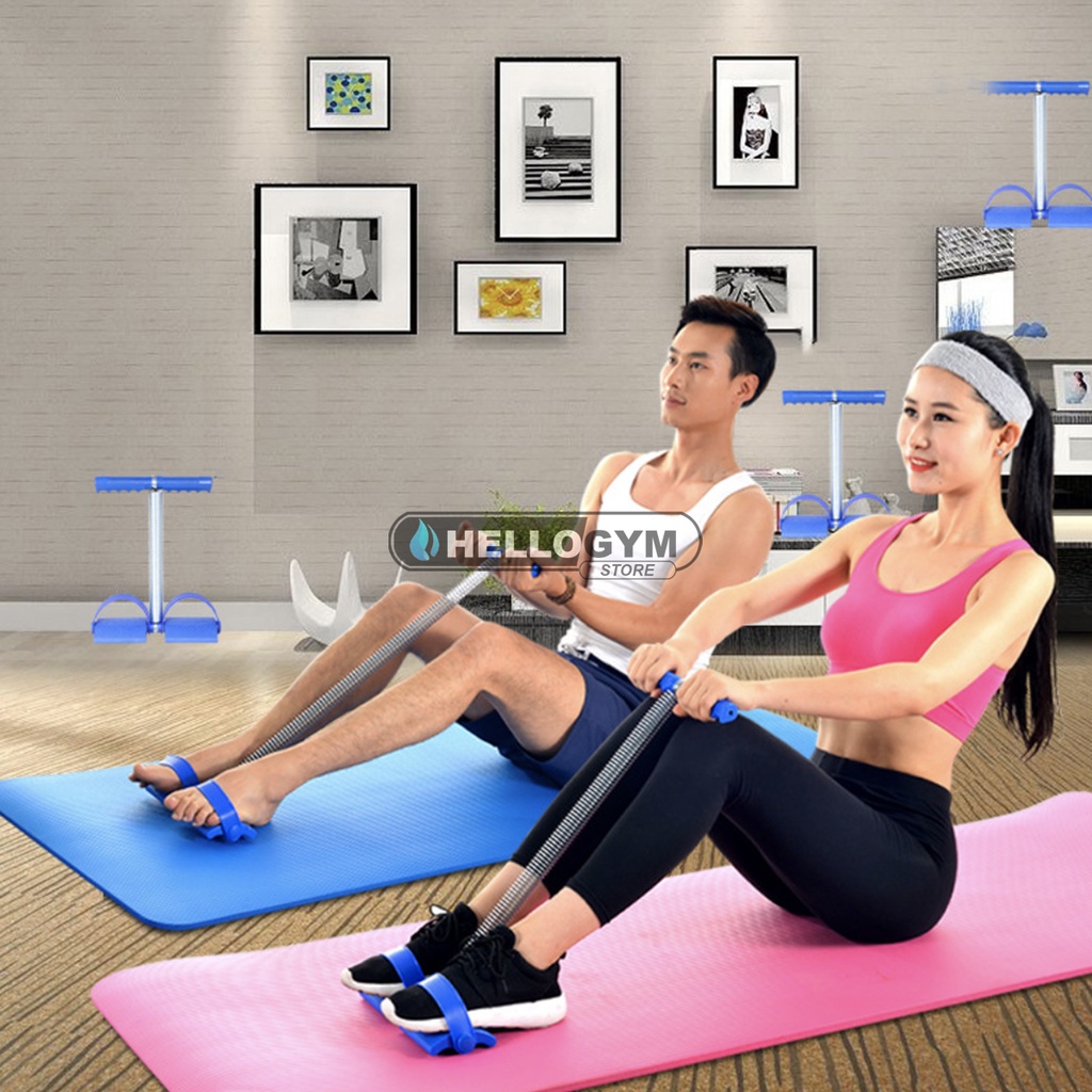 Dây Kéo Đàn Hồi HelloGym Lò Xo Thép Siêu Bền Tummy Trimmer Dụng Cụ Tập Gym Cơ Bụng, Tay, Eo, Lưng Tại Nhà