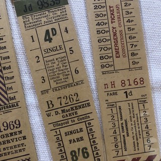 P071 - Ticket sticker - Set 3 miếng sticker dạng vé