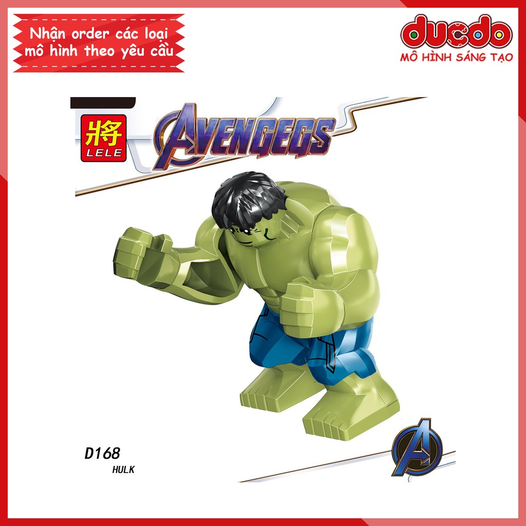 Minifigures các nhân vật End Game full vũ khí - Đồ chơi Lắp ghép Xếp hình Mô hình Mini Iron Man EndGame LeLe D165 - 172