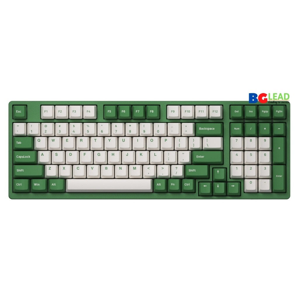 Bàn phím cơ AKKO 3098 DS Matcha Red Bean (Akko switch v2)